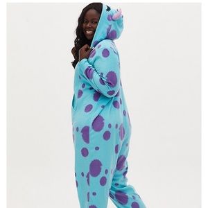Monsters inc sulley fleece onesie